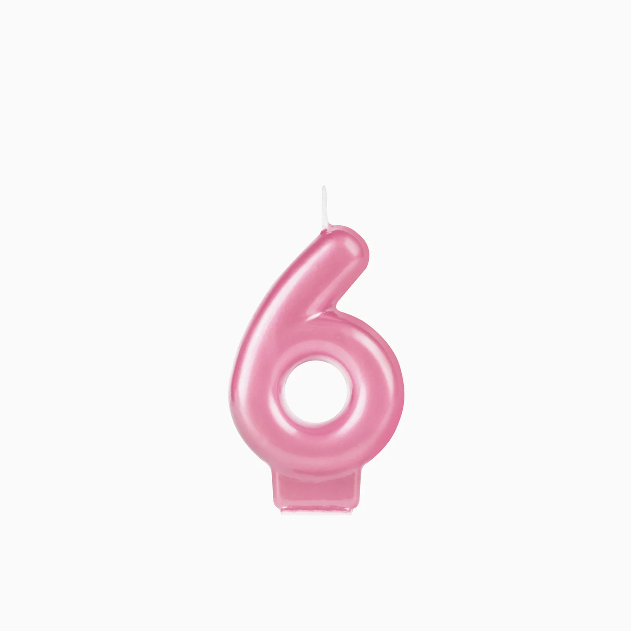 Vela Número Pequeña Metalizada Princesa 8.5 cm Rosa - Image 8