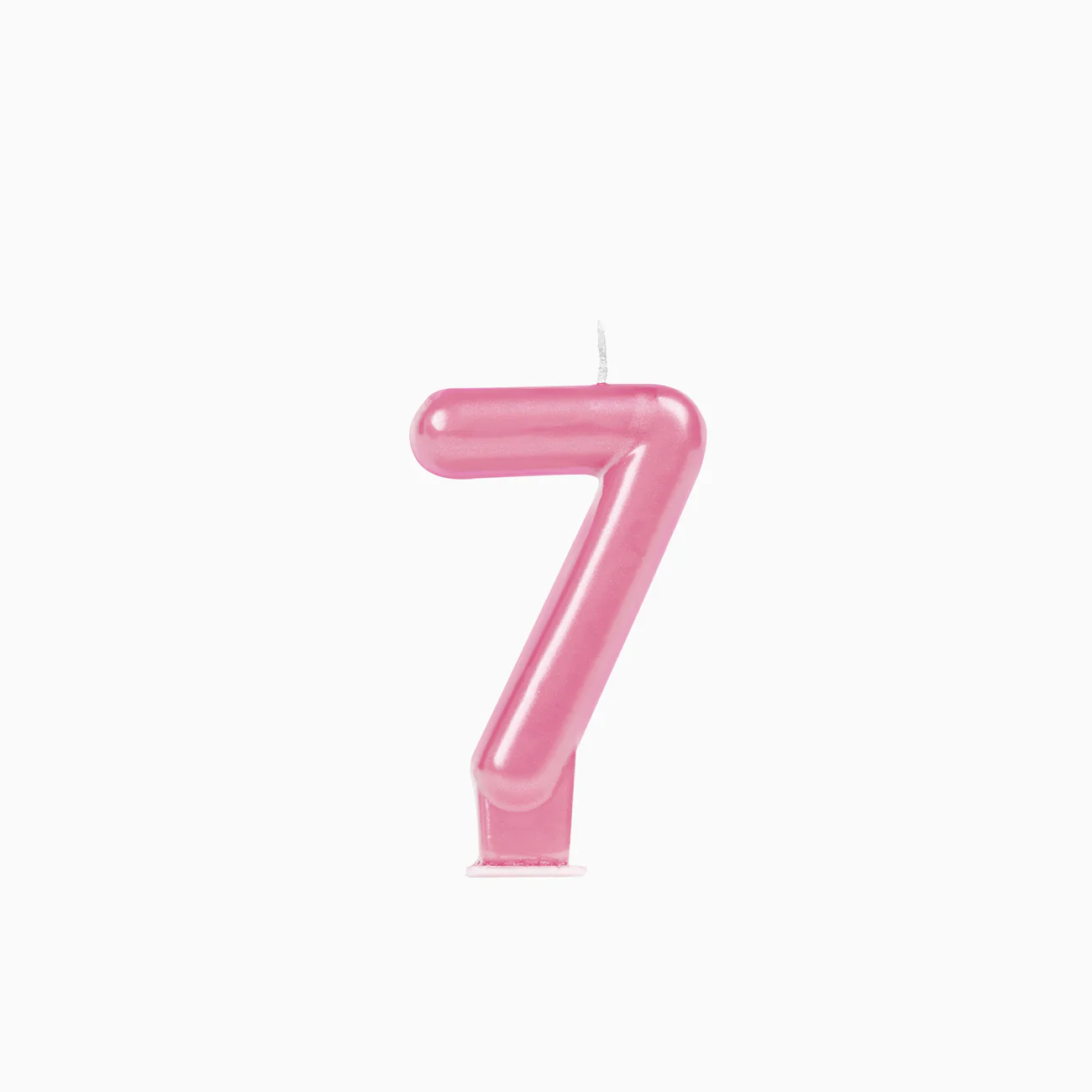 Vela Número Pequeña Metalizada Princesa 8.5 cm Rosa - Image 9