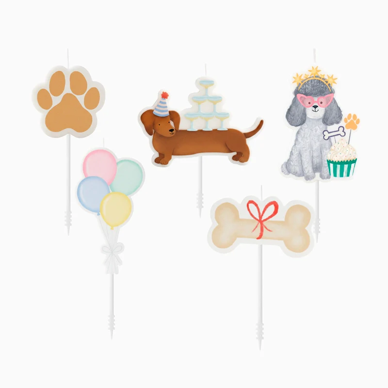 Velas de Cumpleaños Perritos