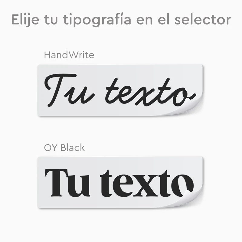 Vinilo Personalizado Negro - Tamaño S (2.5 x 9 cm) - Image 2