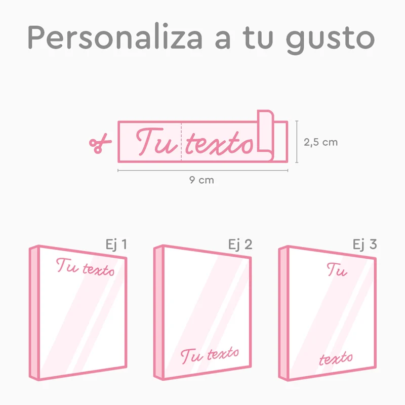 Vinilo Personalizado Plata - Tamaño S (2.5 x 9 cm) - Image 6