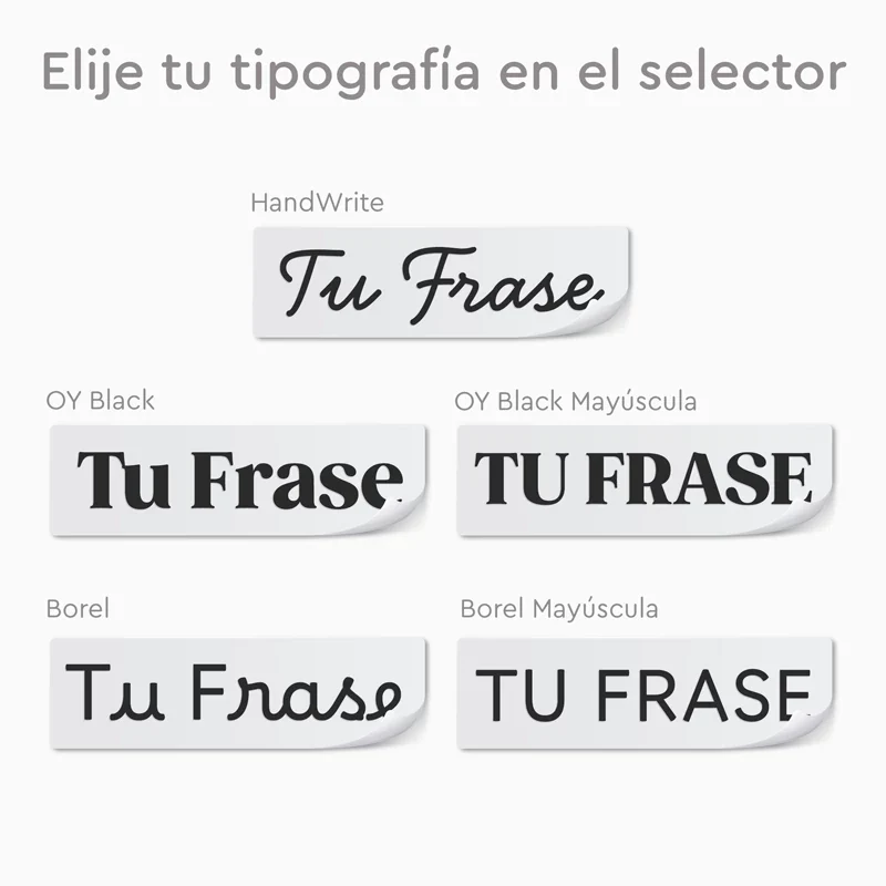 Vinilo Tela Personalizado - Escribe Tu Frase (28 x 1.1 cm) - Image 4