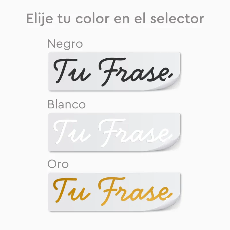 Vinilo Tela Personalizado - Escribe Tu Frase (28 x 1.1 cm) - Image 5